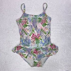 5/$20 H & M kitty puppy baby bunny girls bathing swim suit 6-8